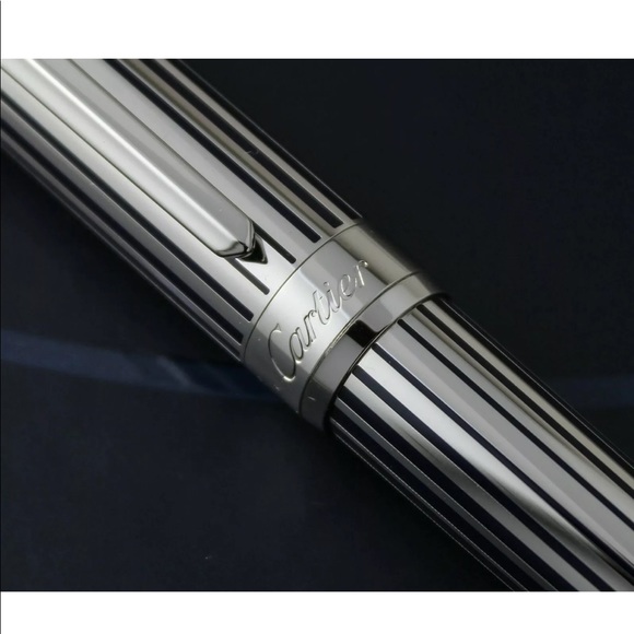 cartier silver pen